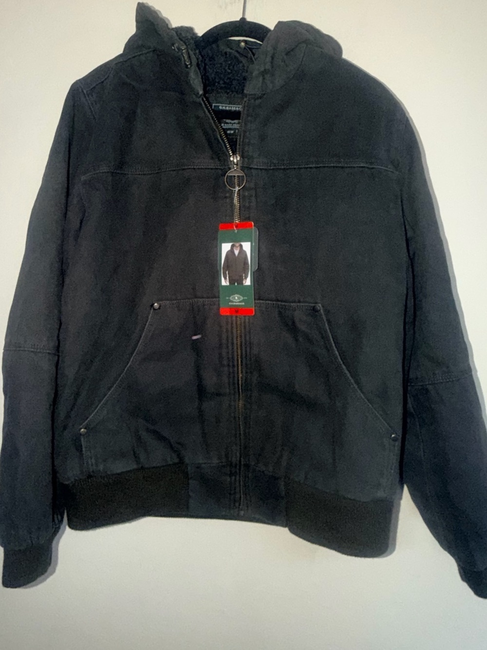 G.H. Bass & Co. Gray  Hooded Puffer Jacket
